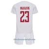 Conjunto (Camiseta+Pantalón Corto) Dinamarca Pierre-Emile Hojbjerg 23 Segunda Equipación Mundial 2022 - Niño